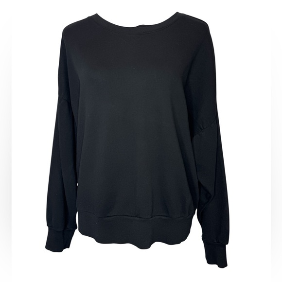 Hudson Jeans Cutout Sweatshirt Black - Picture 3 of 10